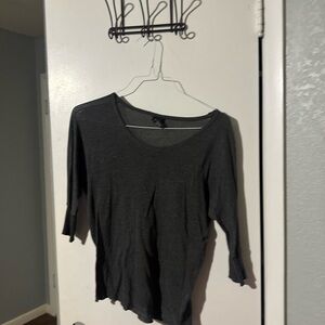 Rue21 Charcoal Long Sleeve Top